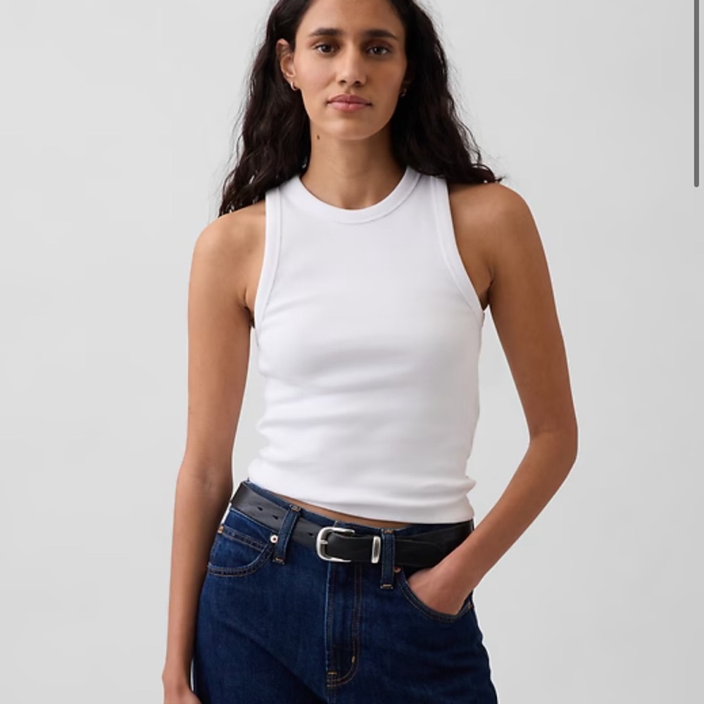 NWT Gap White Ribbed Tank